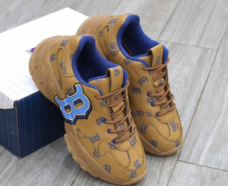 Giày MLB BigBall Chunky Monotive Boston Red Sox Brown Like Auth