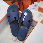 Dép Hermes Izmir da Epsom Xanh Navy Like Auth