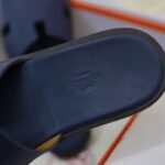 Dép Hermes Izmir da Epsom Xanh Navy Like Auth