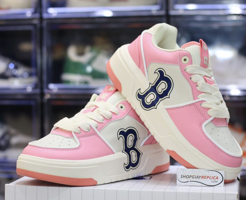 Giày MLB Chunky Liner Candy Pop Pink Boston Red Sox Like Auth