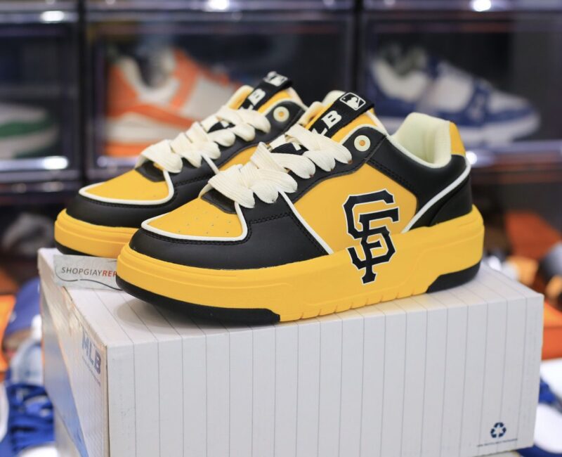 Giày MLB Chunky Liner đen vàng San Francisco