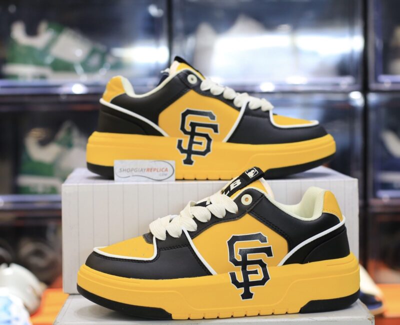 Giày MLB Chunky Liner đen vàng San Francisco