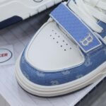 Giày MLB Chunky Liner Mid Denim Boston Red Sox ‘D.Blue’ Like Auth