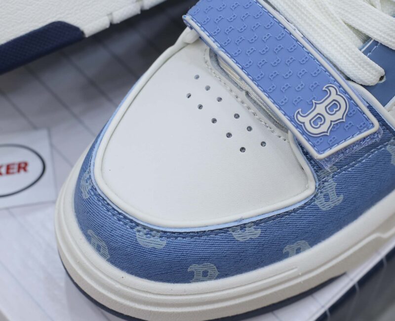 Giày MLB Chunky Liner Mid Denim Boston Red Sox ‘D.Blue’ Like Auth