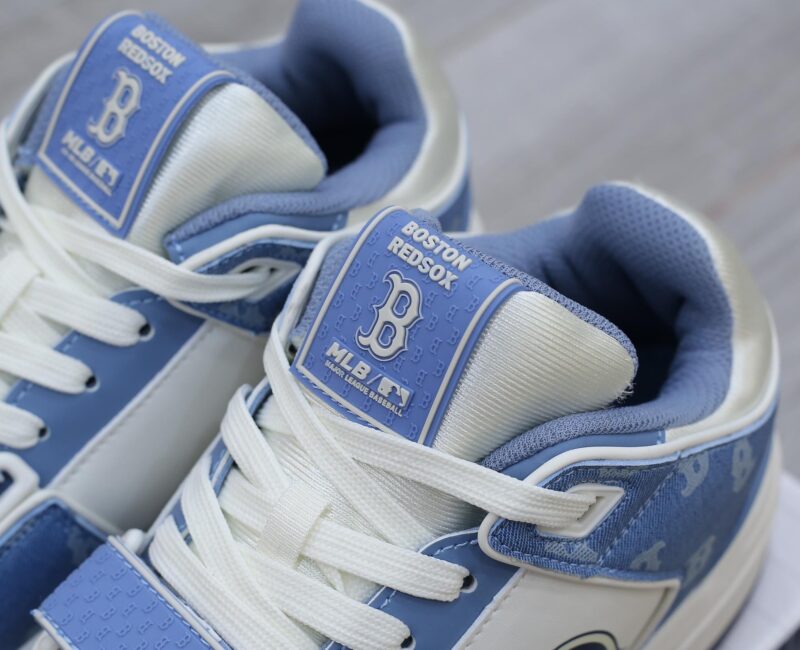 Giày MLB Chunky Liner Mid Denim Boston Red Sox ‘D.Blue’ Like Auth