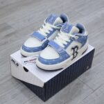 Giày MLB Chunky Liner Mid Denim Boston Red Sox ‘D.Blue’ Like Auth