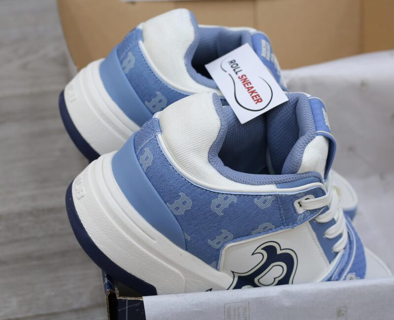 Giày MLB Chunky Liner Mid Denim Boston Red Sox ‘D.Blue’ Like Auth