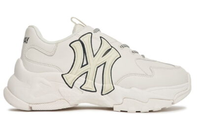 Giày MLB Bigball Chunky A Classic New York Yankees Off White Like Auth