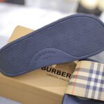 Dép Burberry Vintage Check Print Slides Archive Beige