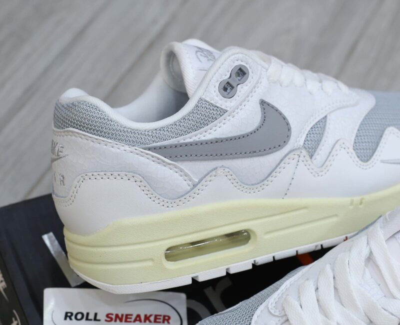 Giày Nike Air Max 1 Patta Waves ‘White Grey’ Like Auth