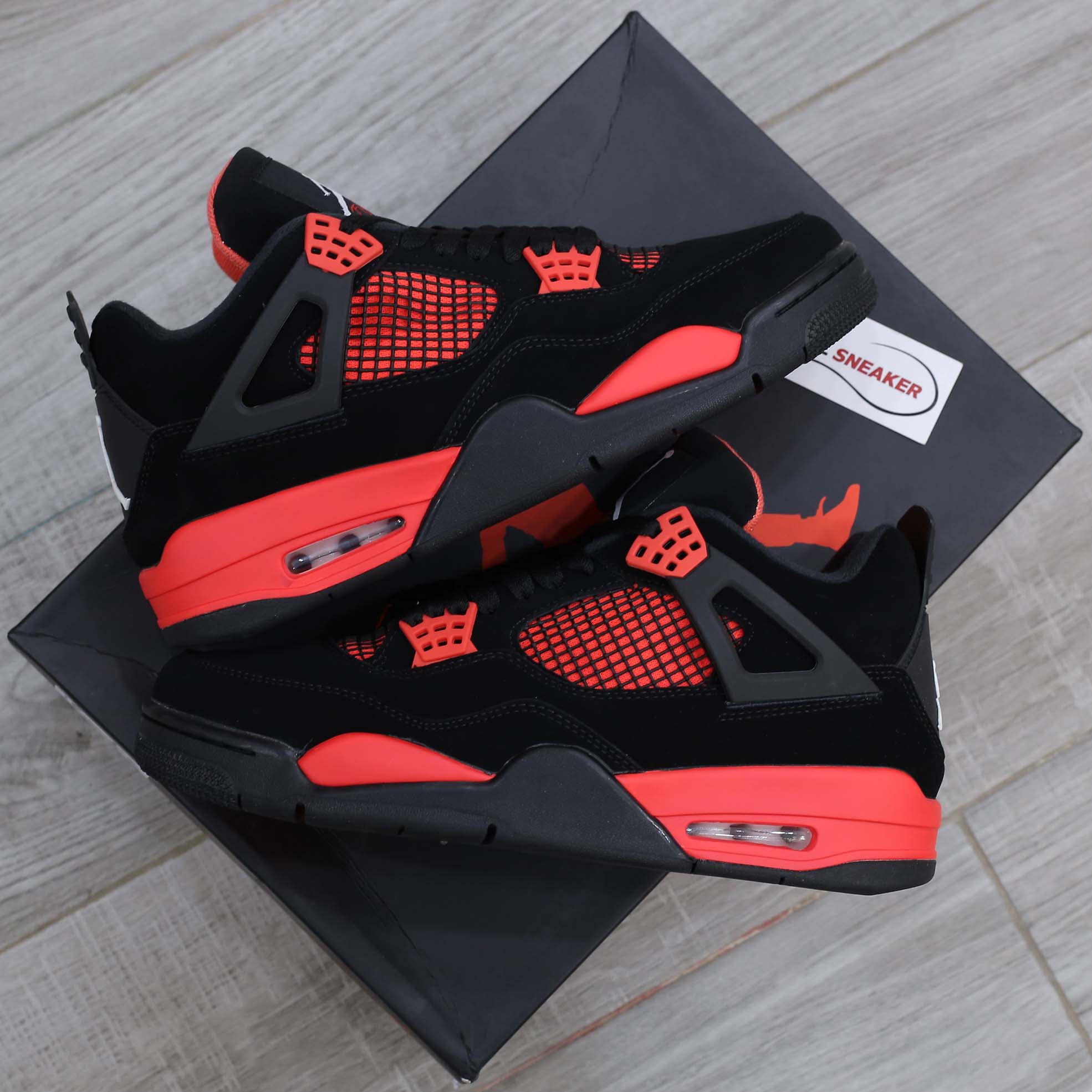 Giày Nike Air Jordan 4 ‘Red Thunder’ Like Auth