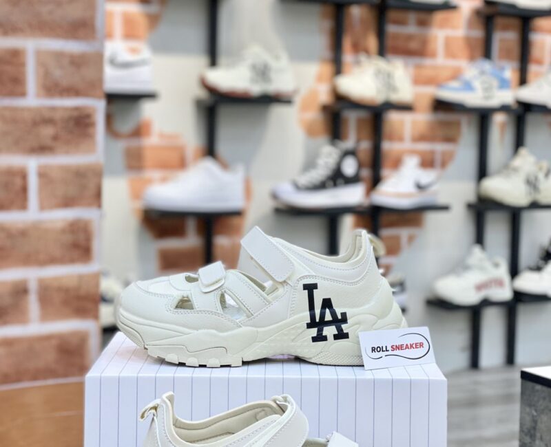 Sandal MLB Big Ball Chunky Mas LA Dodgers Cream