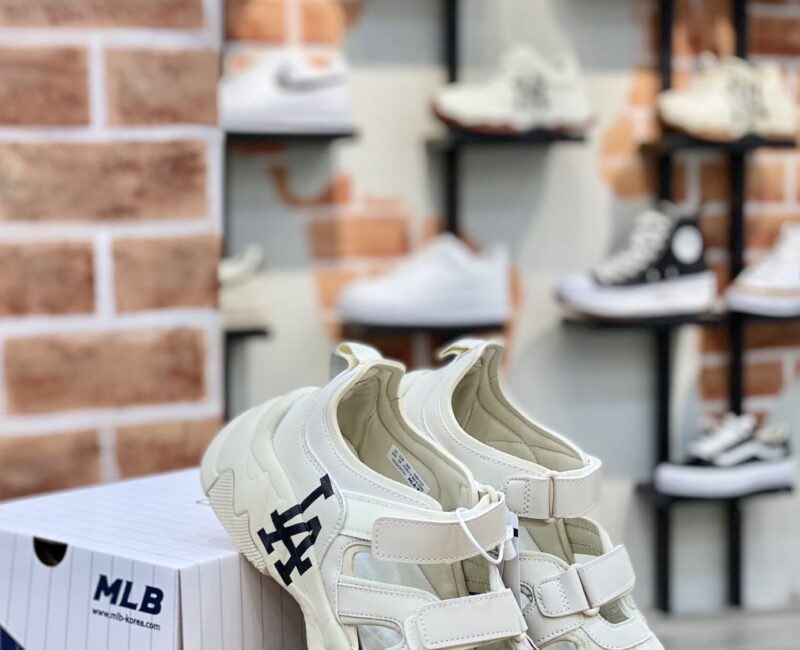 Sandal MLB Big Ball Chunky Mas LA Dodgers Cream