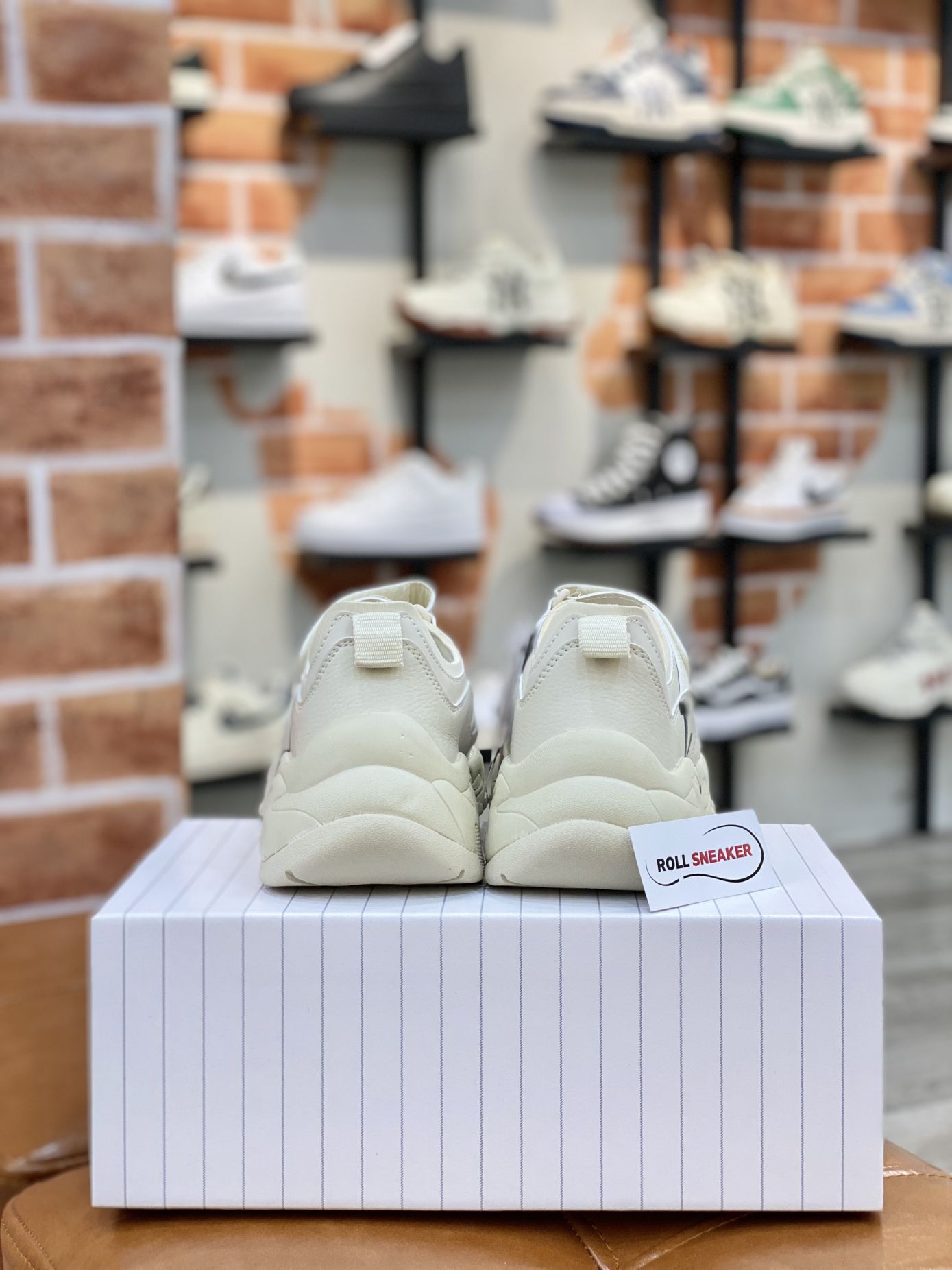 Sandal MLB Big Ball Chunky Mas LA Dodgers Cream