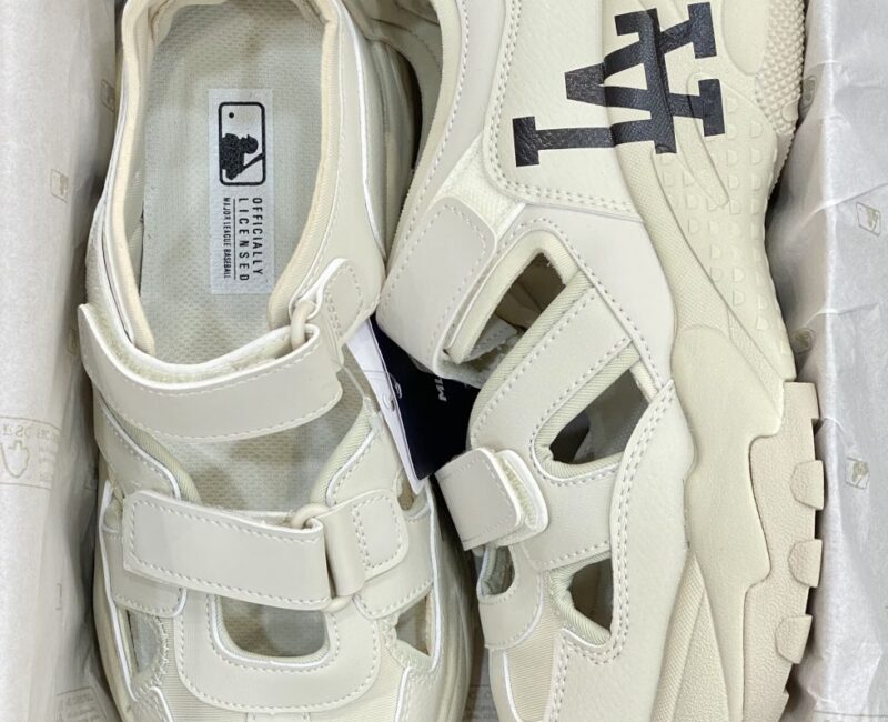 Sandal MLB Big Ball Chunky Mas LA Dodgers Cream