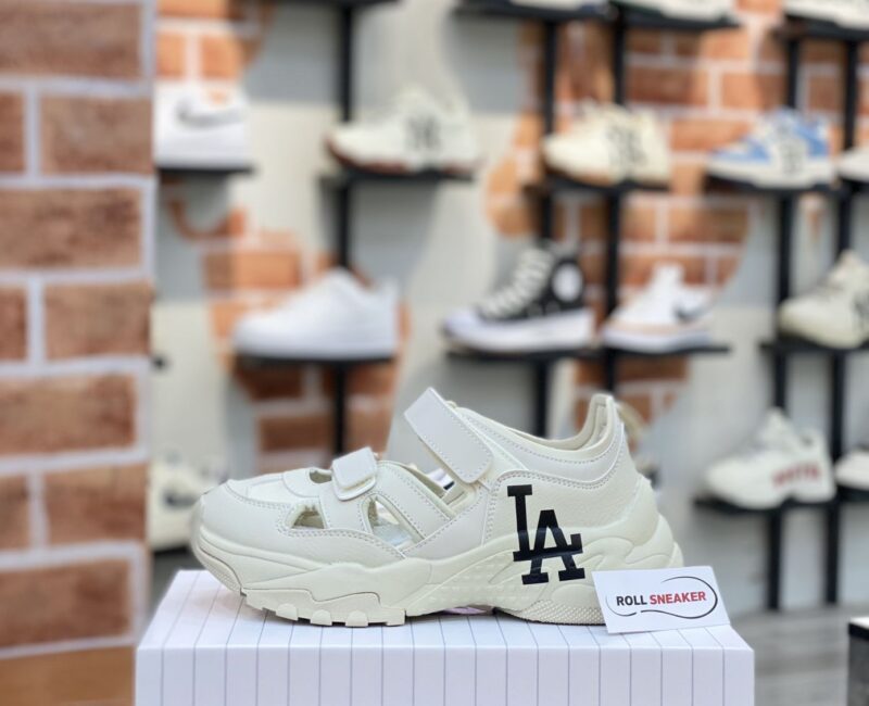Sandal MLB Big Ball Chunky Mas LA Dodgers Cream