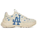 Giày MLB BigBall Chunky Saffiano Diamond Monogram LA Dodgers Ivory Like Auth