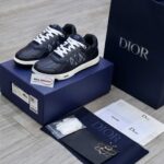 Dior B27 Low Navy Blue CD Diamond Canvas