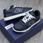 Dior B27 Low Navy Blue CD Diamond Canvas