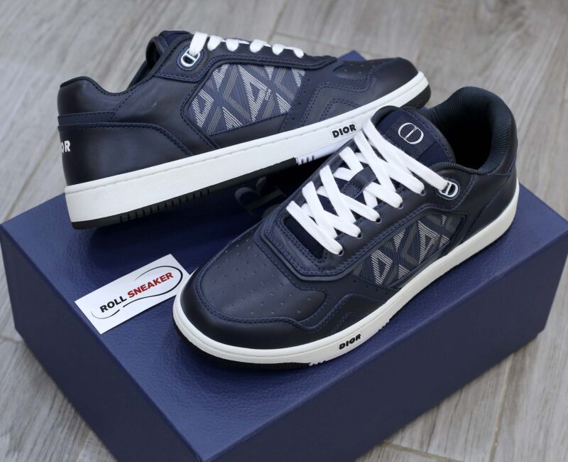 Dior B27 Low Navy Blue CD Diamond Canvas