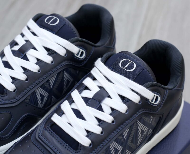 Dior B27 Low Navy Blue CD Diamond Canvas