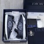 Dior B27 Low Navy Blue CD Diamond Canvas