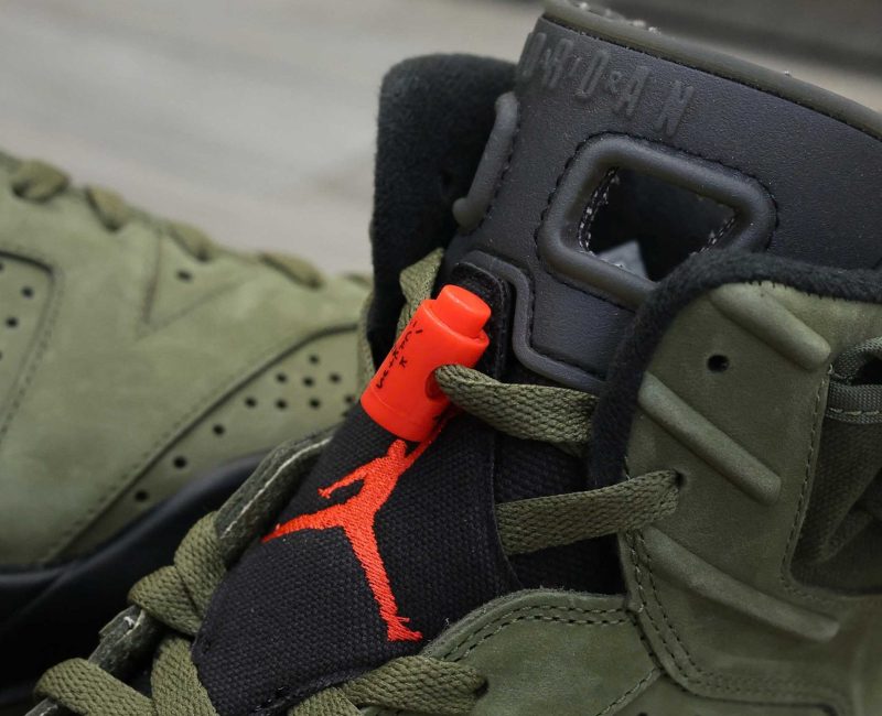 Giày Nike Air Jordan 6 Retro Travis Scott OG Xanh Olive Best Quality
