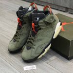 Giày Nike Air Jordan 6 Retro Travis Scott OG Xanh Olive Best Quality