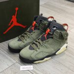 Giày Nike Air Jordan 6 Retro Travis Scott OG Xanh Olive Best Quality