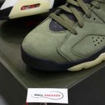 Giày Nike Air Jordan 6 Retro Travis Scott OG Xanh Olive Best Quality