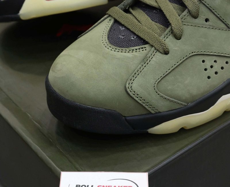 Giày Nike Air Jordan 6 Retro Travis Scott OG Xanh Olive Best Quality