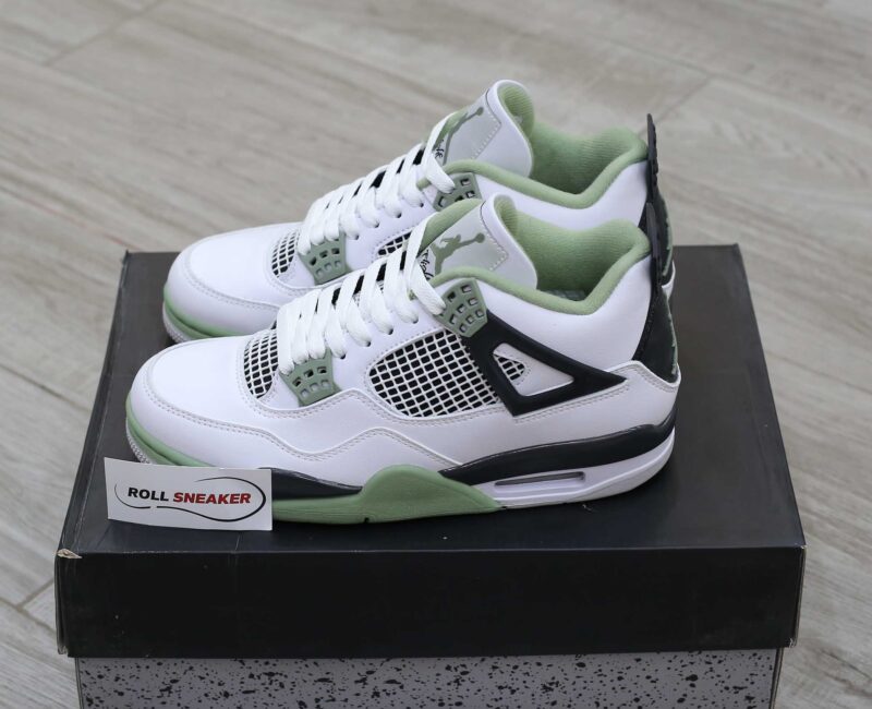 Jordan 4 seafoam up