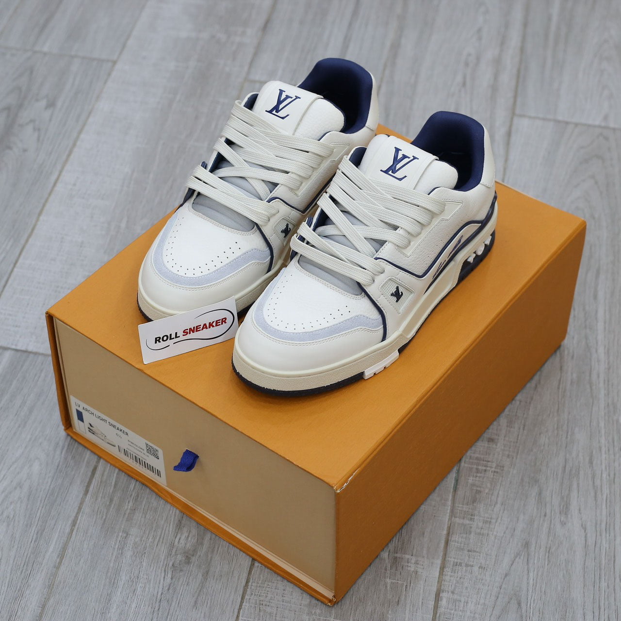 Louis Vuitton Lv Trainer #54 Signature Marine Blue