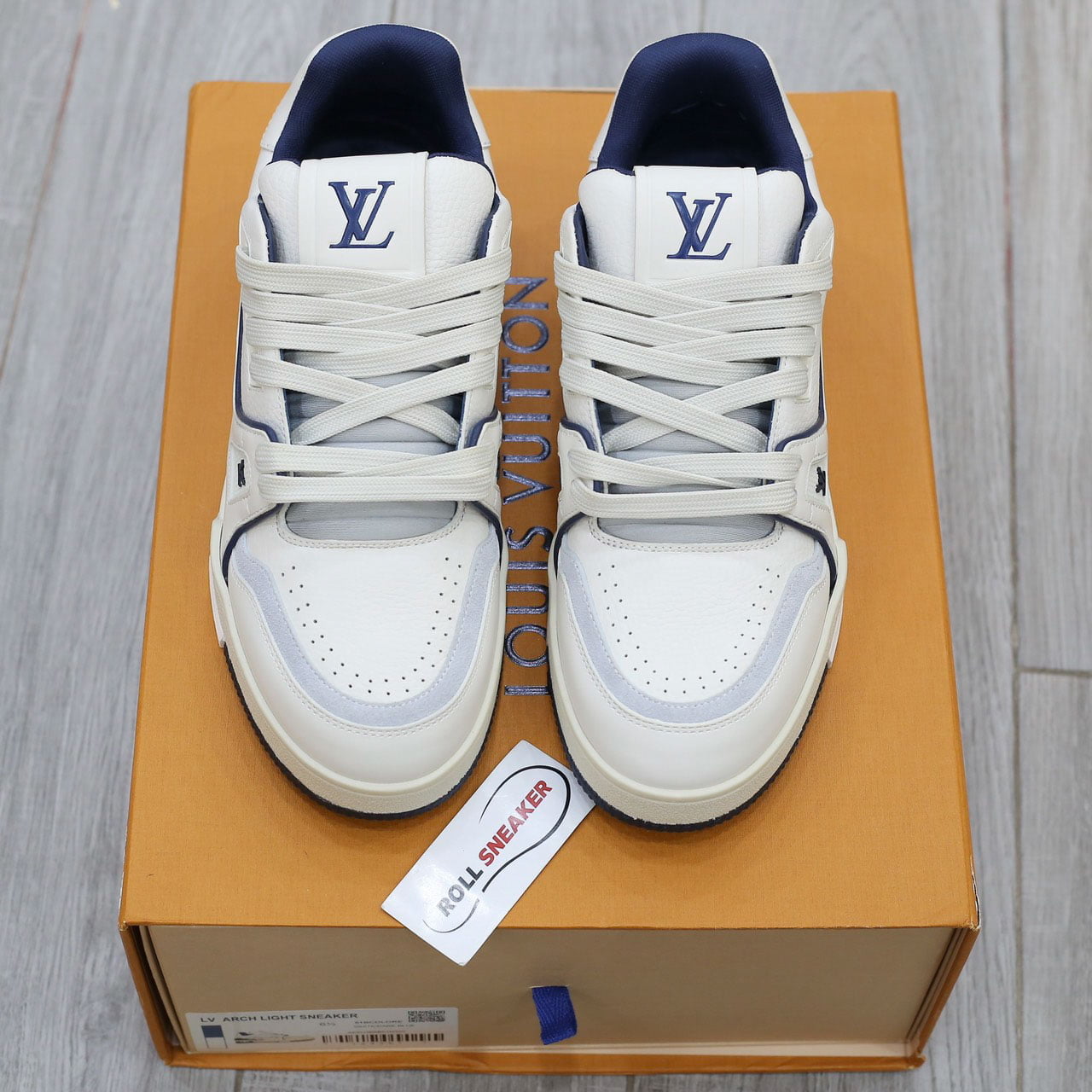 Louis Vuitton Lv Trainer #54 Signature Marine Blue