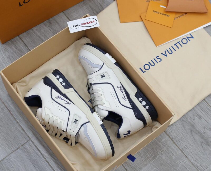 Louis Vuitton Lv Trainer #54 Signature Marine Blue