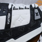 Giày Louis Vuitton LV Trainer Monogram Denim Black Like Auth