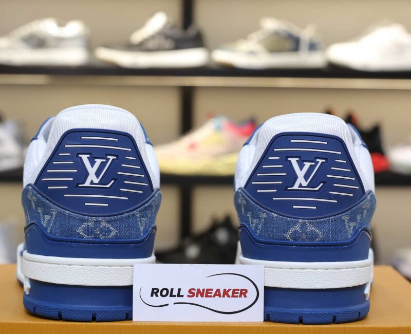Louis Vuitton LV Trainer Monogram Denim White Blue