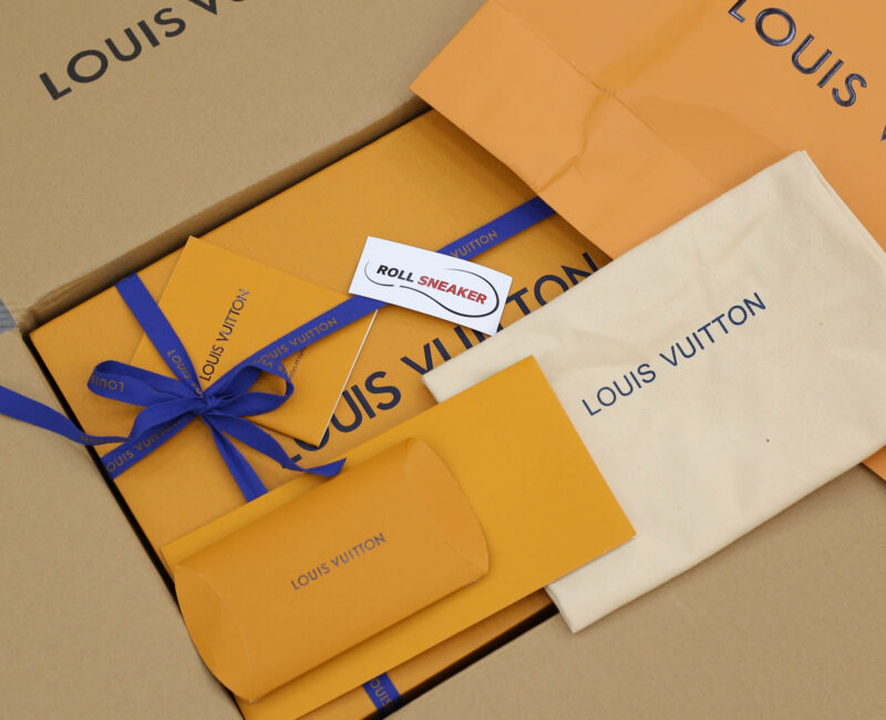 Louis Vuitton LV Trainer Monogram Denim White Blue