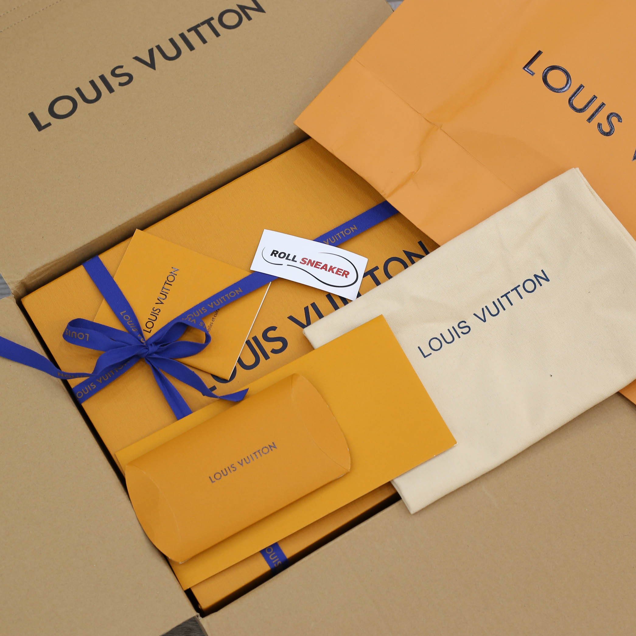 Louis Vuitton LV Trainer Monogram Denim White Blue