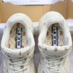 Giày MLB BigBall Chunky Saffiano Diamond Monogram Boston Red Sox Beige Like Auth