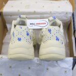 Giày MLB BigBall Chunky Saffiano Diamond Monogram LA Dodgers Ivory Like Auth