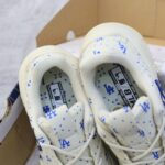 Giày MLB BigBall Chunky Saffiano Diamond Monogram LA Dodgers Ivory Like Auth