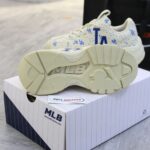 Giày MLB BigBall Chunky Saffiano Diamond Monogram LA Dodgers Ivory Like Auth