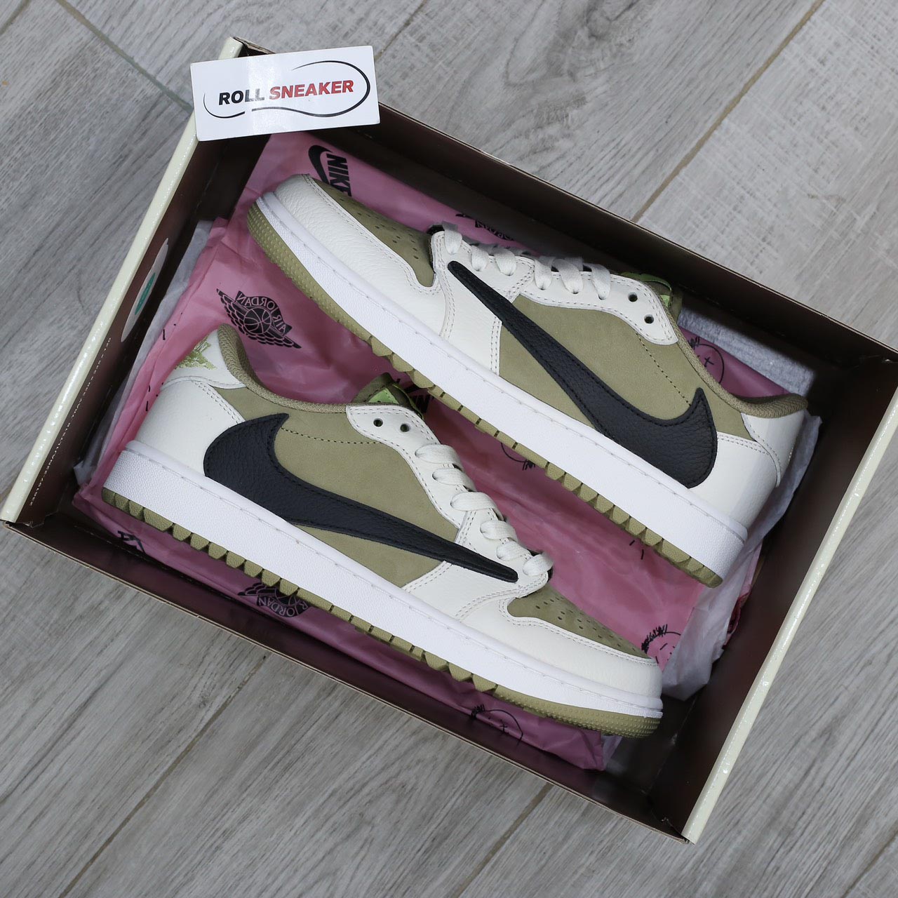 Giày Nike Air Jordan 1 Low Travis Scott ‘Golf’ Like Auth