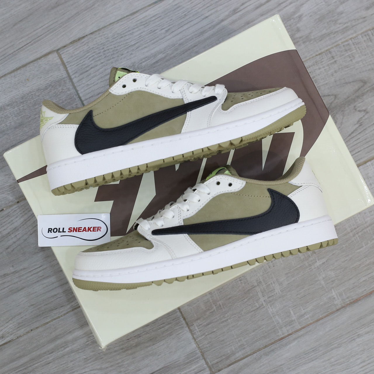 Giày Nike Air Jordan 1 Low Travis Scott ‘Golf’ Like Auth