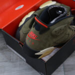 Giày Nike Air Jordan 6 Retro Travis Scott OG Xanh Olive Like Auth