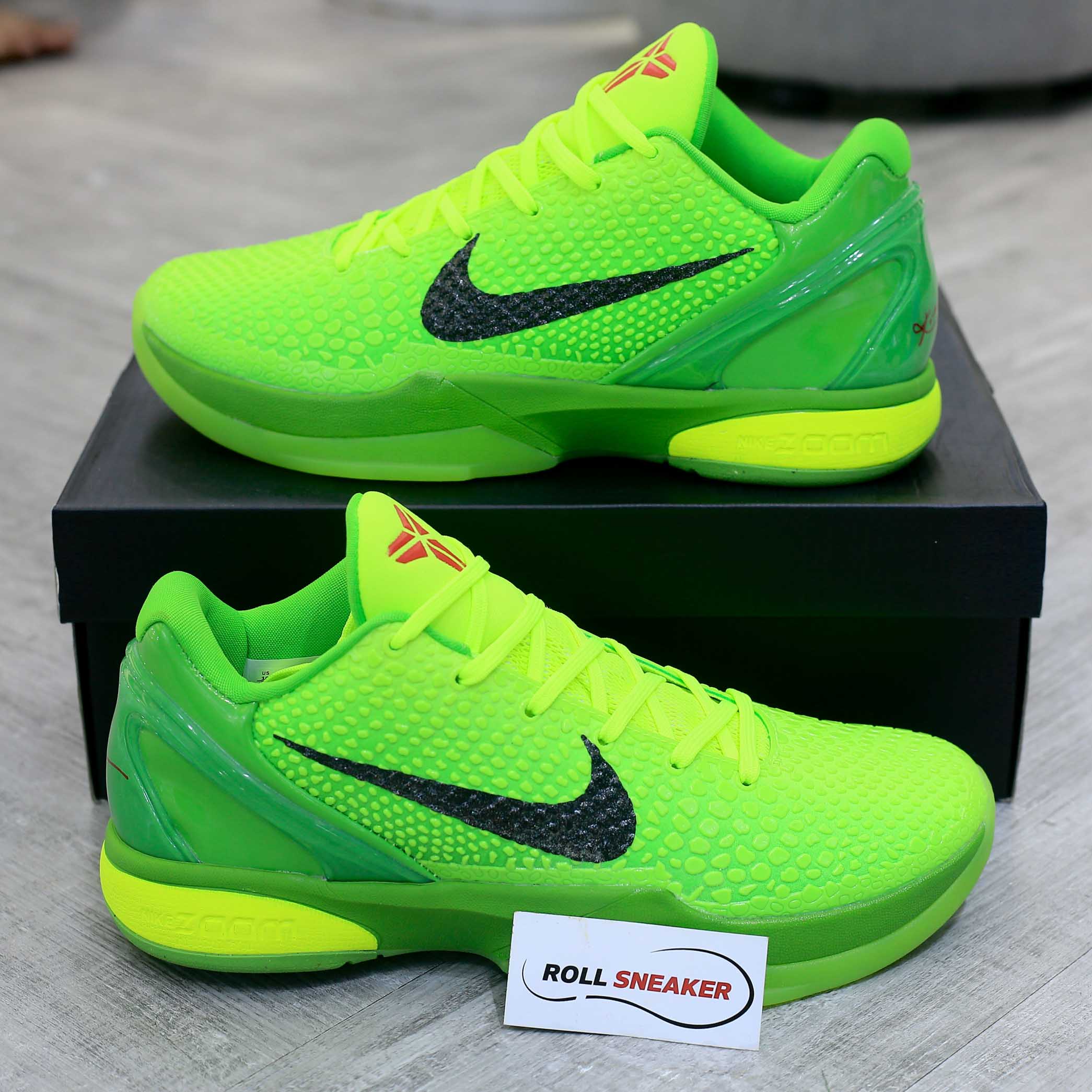 Giày Nike Zoom Kobe 6 Protro ‘Grinch’ Like Auth