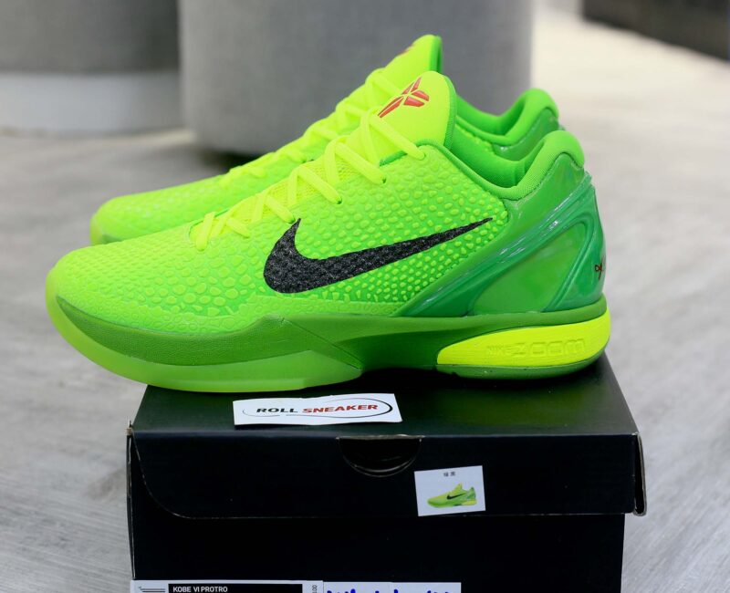 Giày Nike Zoom Kobe 6 Protro ‘Grinch’ Like Auth