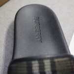 Dép Nam Burberry Check Cotton and Mesh Slides