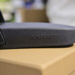 Dép Nam Burberry Check Cotton and Mesh Slides